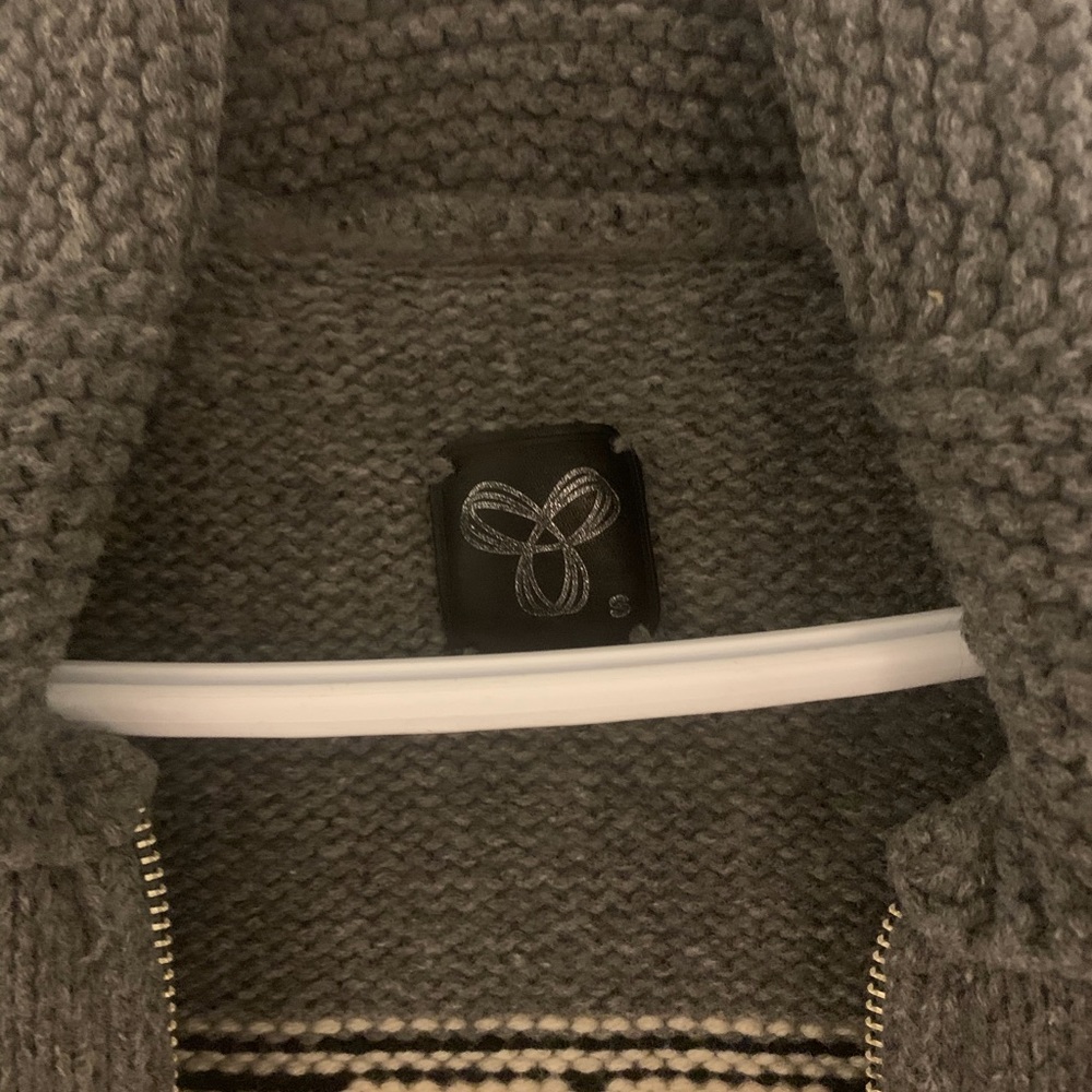 TNA wool zip-up sweater